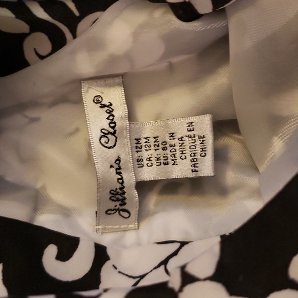 Jillian's Closet Sz 12mths Damask Dress - Picture 7 of 7